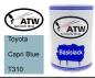 Preview: Toyota, Capri Blue, T310: 500ml Lackdose, von ATW Autoteile West.